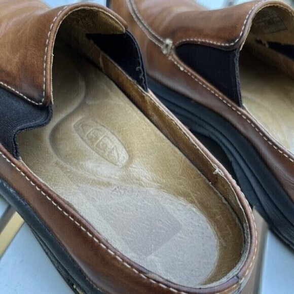 Keen Verona Leather Slip On Brown Mules Size 7 - Picture 7 of 7
